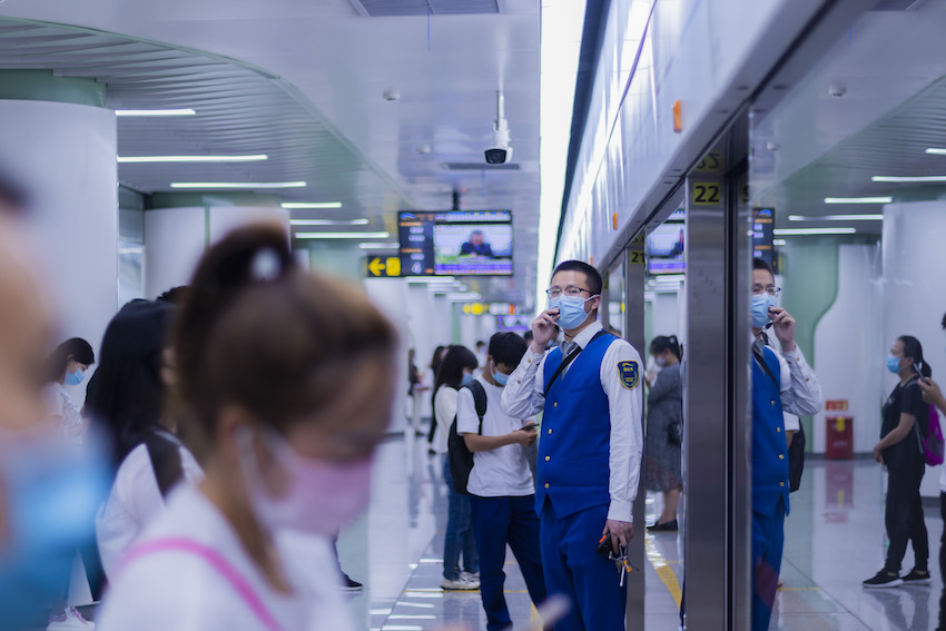 成都轨道交通已成为市民通勤主要选择。成都轨道集团供图